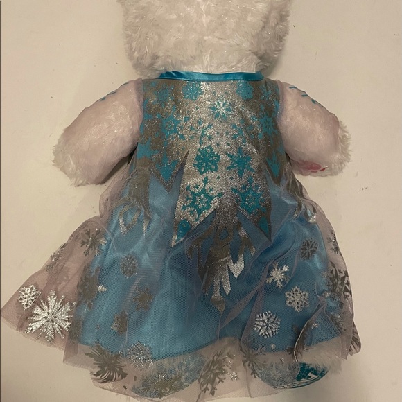 Build A Bear Frozen Elsa Bear with dress - Picture 3 of 5
